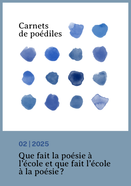 Couverture numéro 2 Carnets de Poédiles